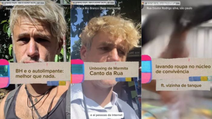 Augusto publica vídeos nas redes sociais desde outubro do ano passado 