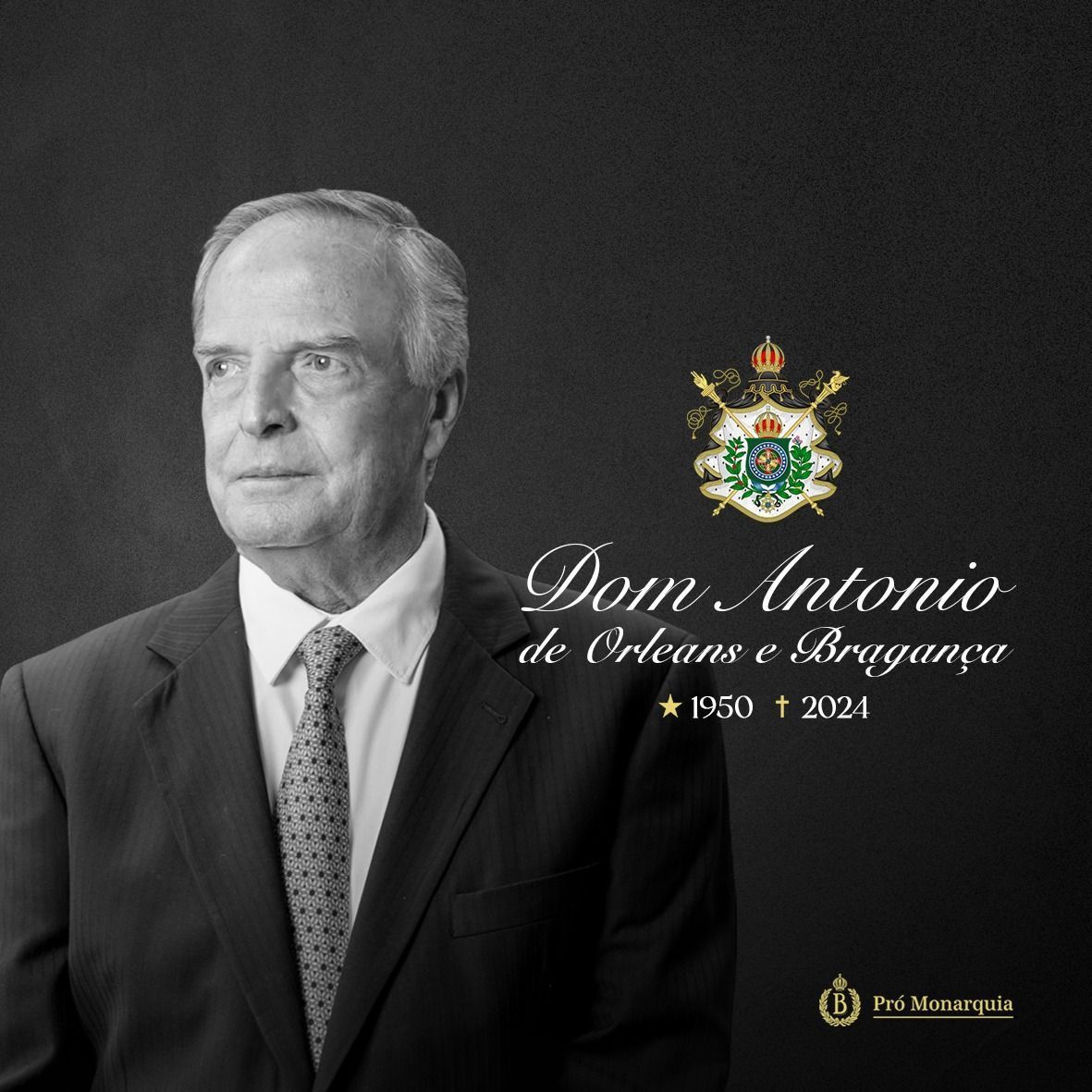 Dom Antônio de Orleans e Bragança é o segundo membro da família real brasileira a morrer em um mês
