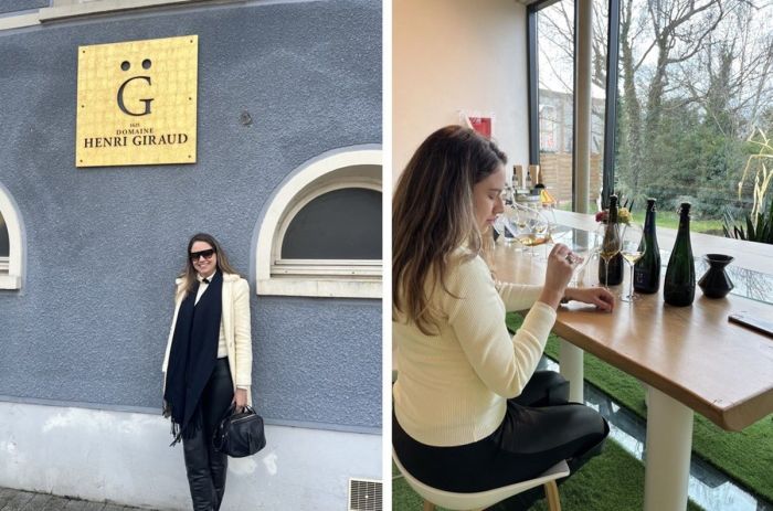 Domaine Henri Giraud, em Aÿ e o momento da degustação dos rótulos Giraud