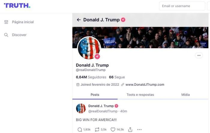 Trump comemora decisão da 14ª Emenda da Suprema Corte