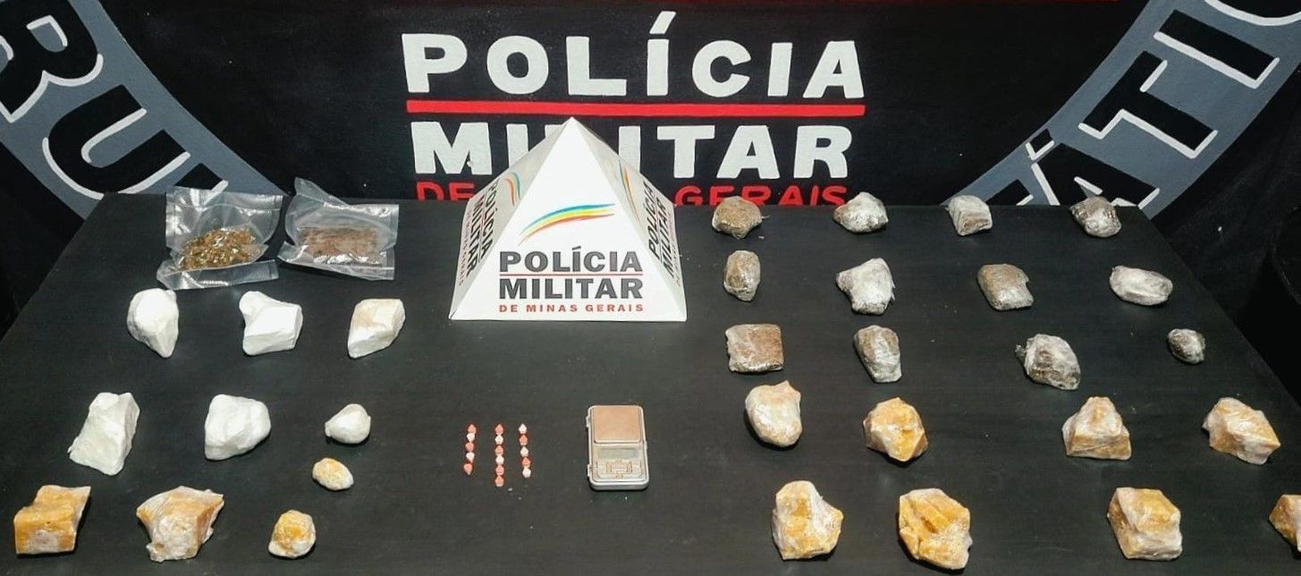 Polícia Militar prende suspeito de tráfico de drogas em Itabirito