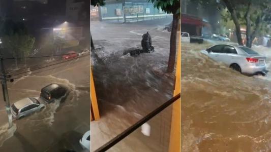 Duas regionais de BH registram quase metade da chuva prevista para março após temporal
