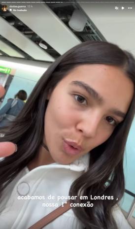 Duda Guerra publicou registros da viagem no Instagram
