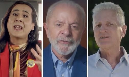 Em disputa pelo mesmo eleitorado, Duda e Rogério se ancoram em Lula em propaganda na TV