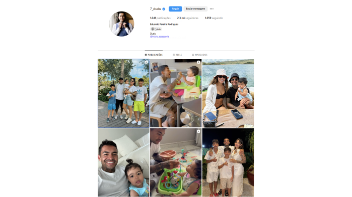 Dudu excluiu fotos com a camisa do Cruzeiro 
