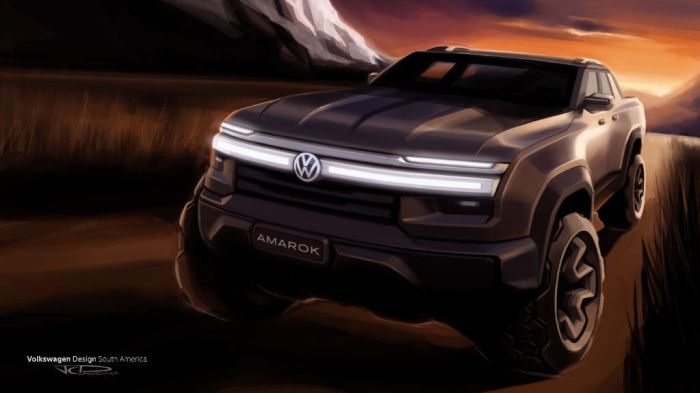 Teaser nova VW Amarok