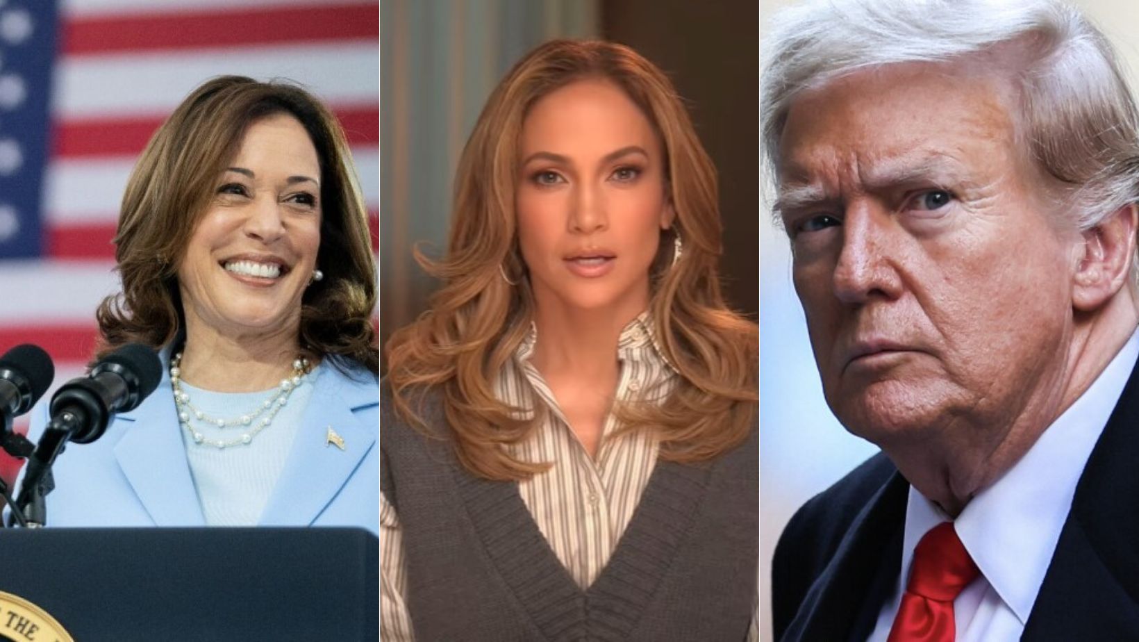 Piada racista em comício de Trump gera apoio de Jennifer Lopez, Bad Bunny e Ricky Martin a Kamala