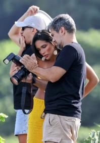 Eva faz ensaio em praia do Rio de Janeiro