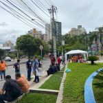 Estudantes já aguardam para fazer prova do Enem em BH: 'tem que chegar mais cedo'
