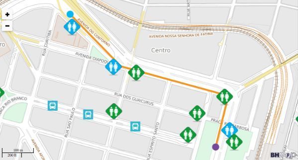 Trajeto do bloco Então, Brilha no Carnaval de BH em 2026