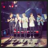 One Direction se apresentando na "On The Road Again Tour", em 2015