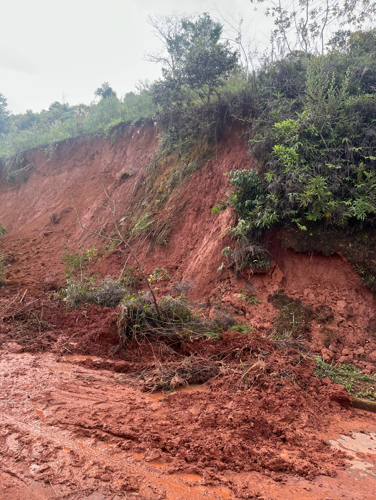 Ewbank da Câmara, na Zona da Mata, monta força-tarefa apos deslizamentos e alagamentos