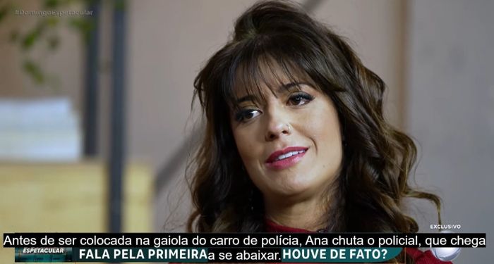 Ana Paula Leme foi presa no último sábado (20), por suspeita de embriaguez ao volante, injúria, desacato e ameaça; ela agrediu um policial.