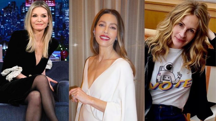 Michelle Pfeiffer, Jessica Biel e Julia Roberts