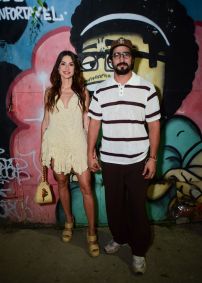 Elenco de 'Vale Tudo' curte festa de Humberto Carrão