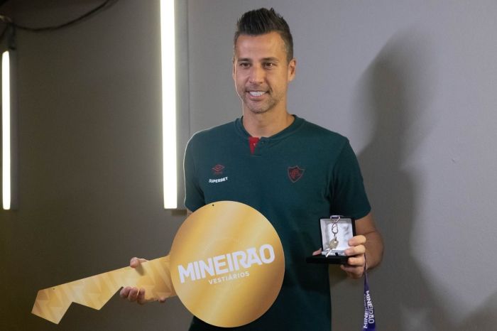Fábio recebeu 'Chave dos Vestiários' do Mineirão