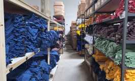 Estoque de camisas na Fábrica Chico Rei Foto Roberta Oliveira Itatiaia