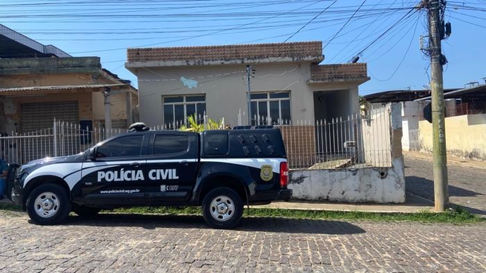 Fachada da casa onde as crianças estavam alojadas