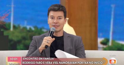 Rodrigo Faro participou do Encontro com Patrícia Poeta