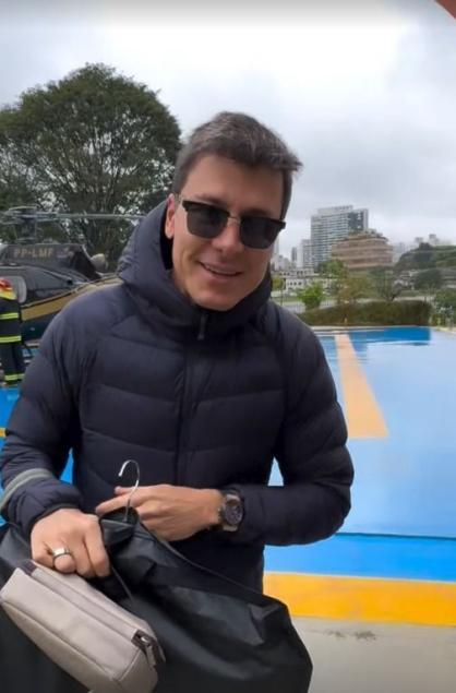 Rodrigo Faro participou do Encontro com Patrícia Poeta