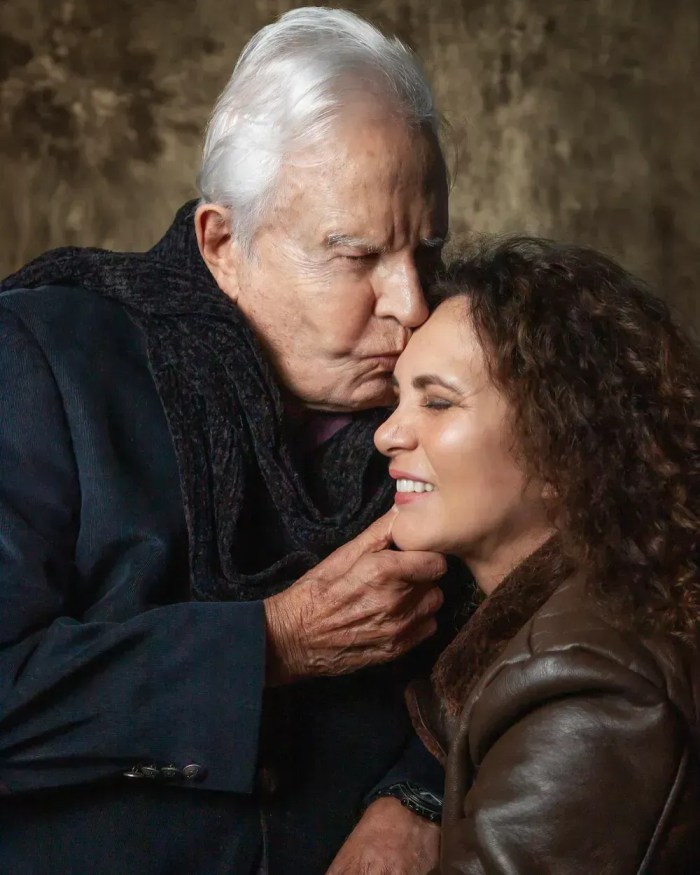 Cid Moreira e Fátima Sampaio.
