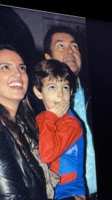 Faustão e o filho caçula, Rodrigo Silva