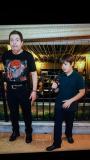 Faustão e o filho caçula, Rodrigo Silva