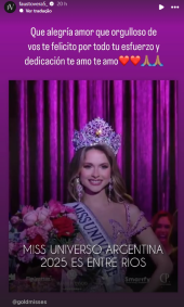 Aldana Masset venceu o Miss Universo Argentina 2025