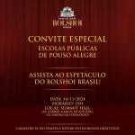 Escola Bolshoi promove espetáculos gratuitos em Pouso Alegre