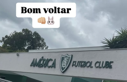 Atacante volta a treinar no América após cirurgia e se aproxima de retorno
