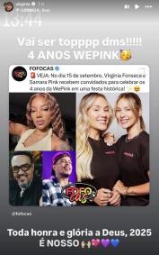 Ludmilla, Belo e Felipe Amorim vão se apresentar na festa