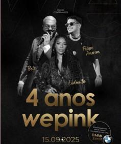 Ludmilla, Belo e Felipe Amorim vão se apresentar na festa