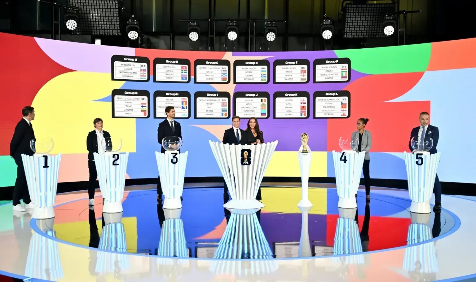 Uefa sorteia grupos das Eliminatórias da Europa para Copa de 2026; veja como ficou