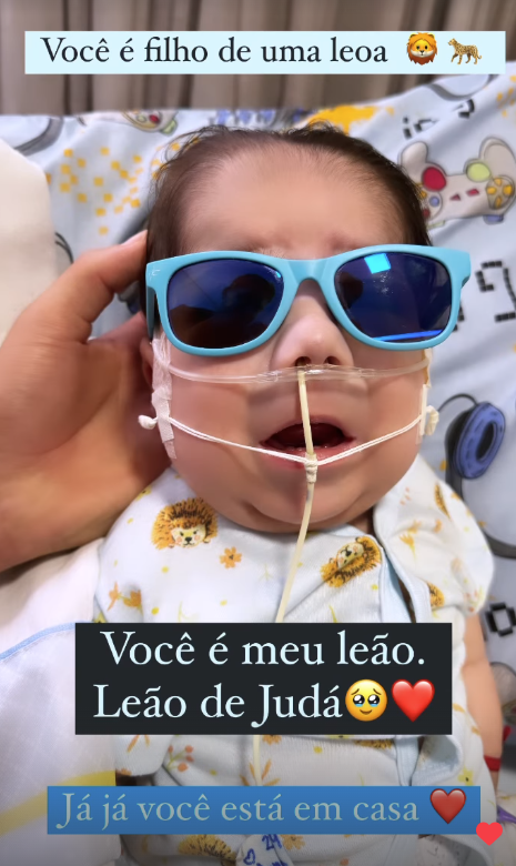 Arthur segue internado em um hospital 