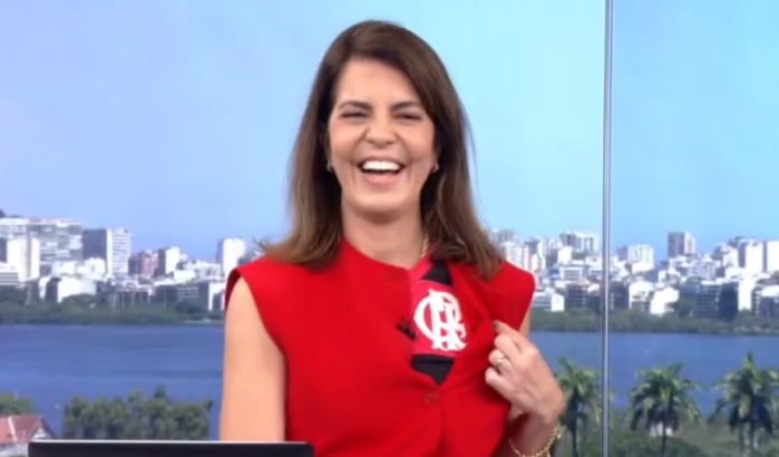 Apresentadora da Globo em programa nesta segunda-feira (11)