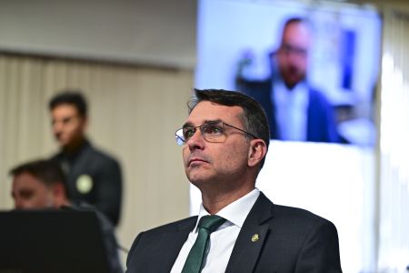 Flávio Bolsonaro (PL-RJ), senador e pré-candidato à presidência.