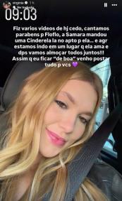 Maria Flor está completando três anos