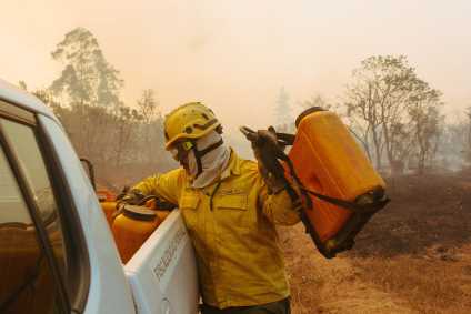 Incêndio na Floresta Nacional de Brasília