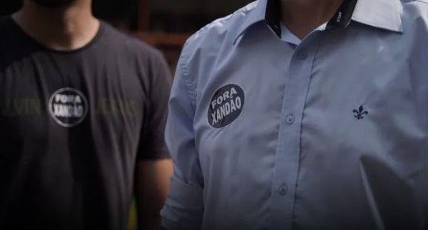 Ato contra Alexandre de Moraes na avenida Paulista