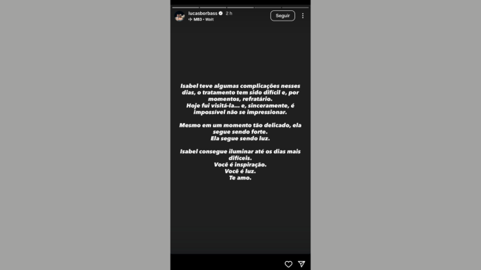 story marido da isabel veloso