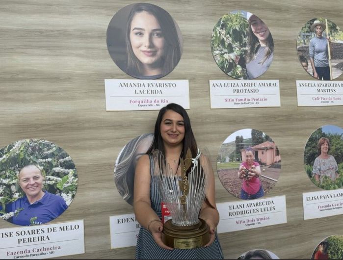 O café da produtora Amanda Evaristo Lacerda foi o campeão da categoria Via Seca com a maior pontuação da história do concurso: 94,33