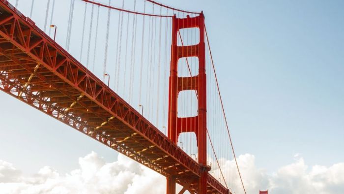 Golden Gate Bridge, em São Francisco, na Califórnia