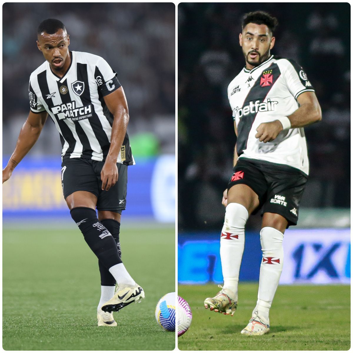 Invictos em clássicos com os atuais técnicos, Botafogo e Vasco se enfrentam no Brasileirão