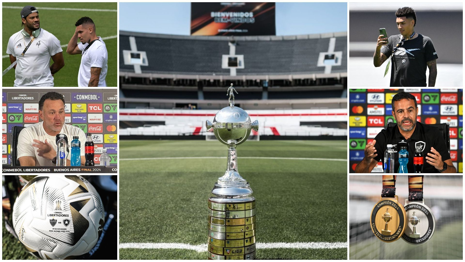 Pela Glória Eterna, Atlético e Botafogo se enfrentam na final da Libertadores