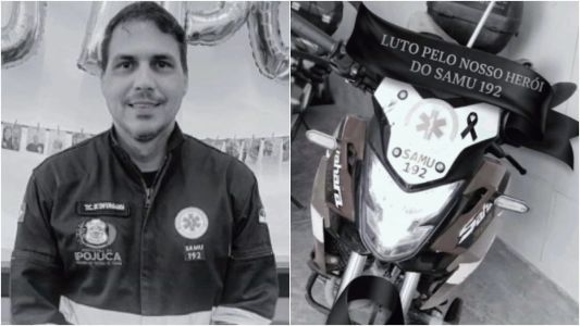 Arlan Monteiro da Silva, de 39 anos, dirigia uma 'motolância' quando se envolveu em um acidente de trânsito