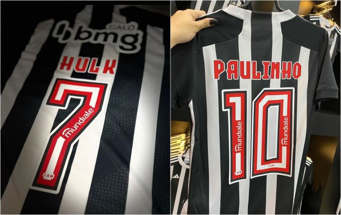 Fonte do novo uniforme do Atlético para 2024