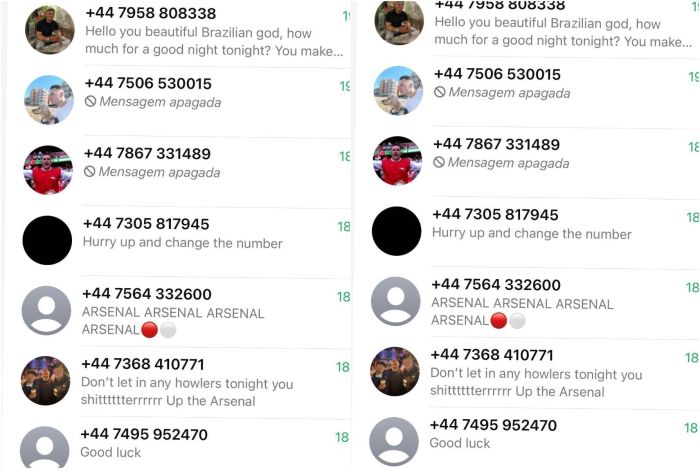 Ederson, do Manchester City, tem número de celular vazado