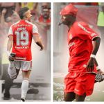 Borré homenageia compatriota Rentería em comemoração de gol do Inter no GreNal