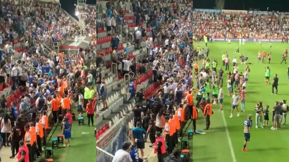 Vídeo: jogadores de clube argentino se envolvem em porradaria com a torcida
