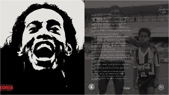 Capa e contra-capa do álbum 'Bruxaria 051', de Ronaldinho Gaúcho